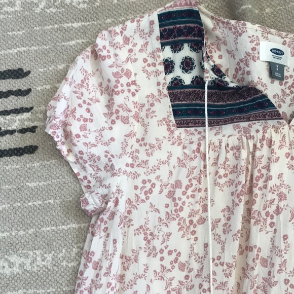 floral patterned pink casual dress - Picture 2 of 4